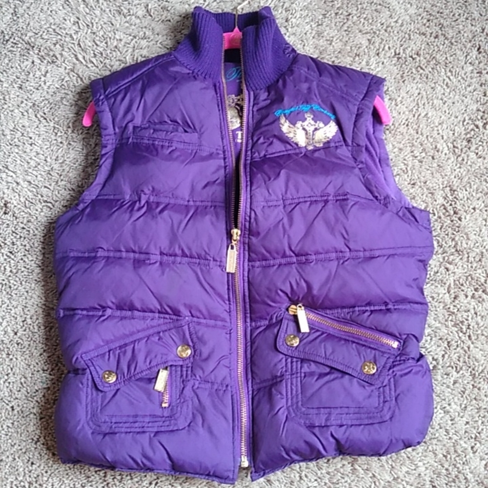 Cowgirl Tuff Purple Vest Med